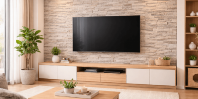 北歐風、工業風都適合！文化石電視牆優缺點與裝潢攻略